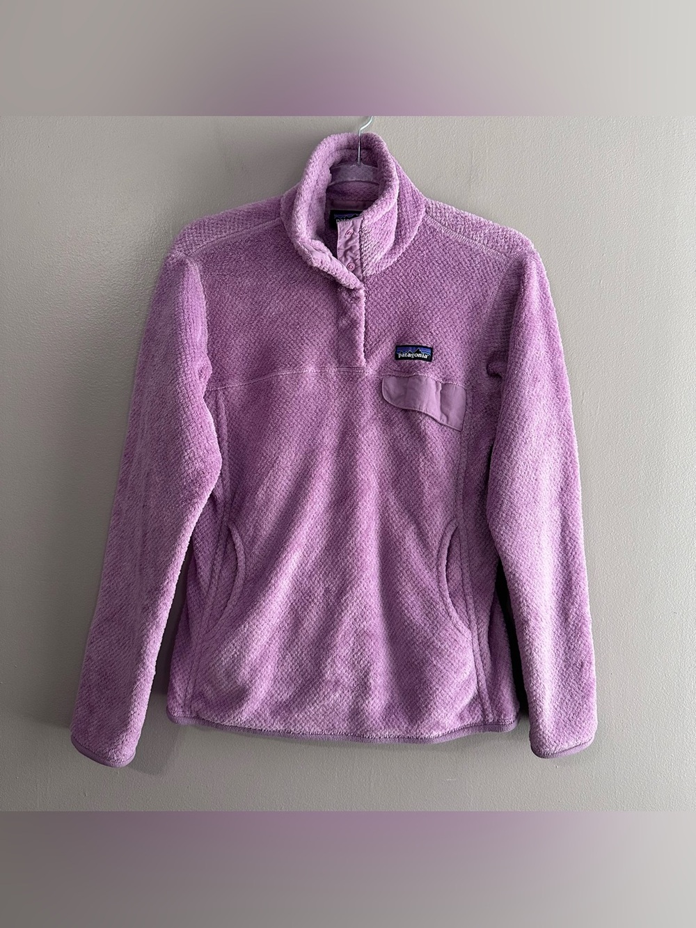 Patagonia Purple Re-Tool Snap-T Polartec Thermal Fleece Pullover Womens Medium